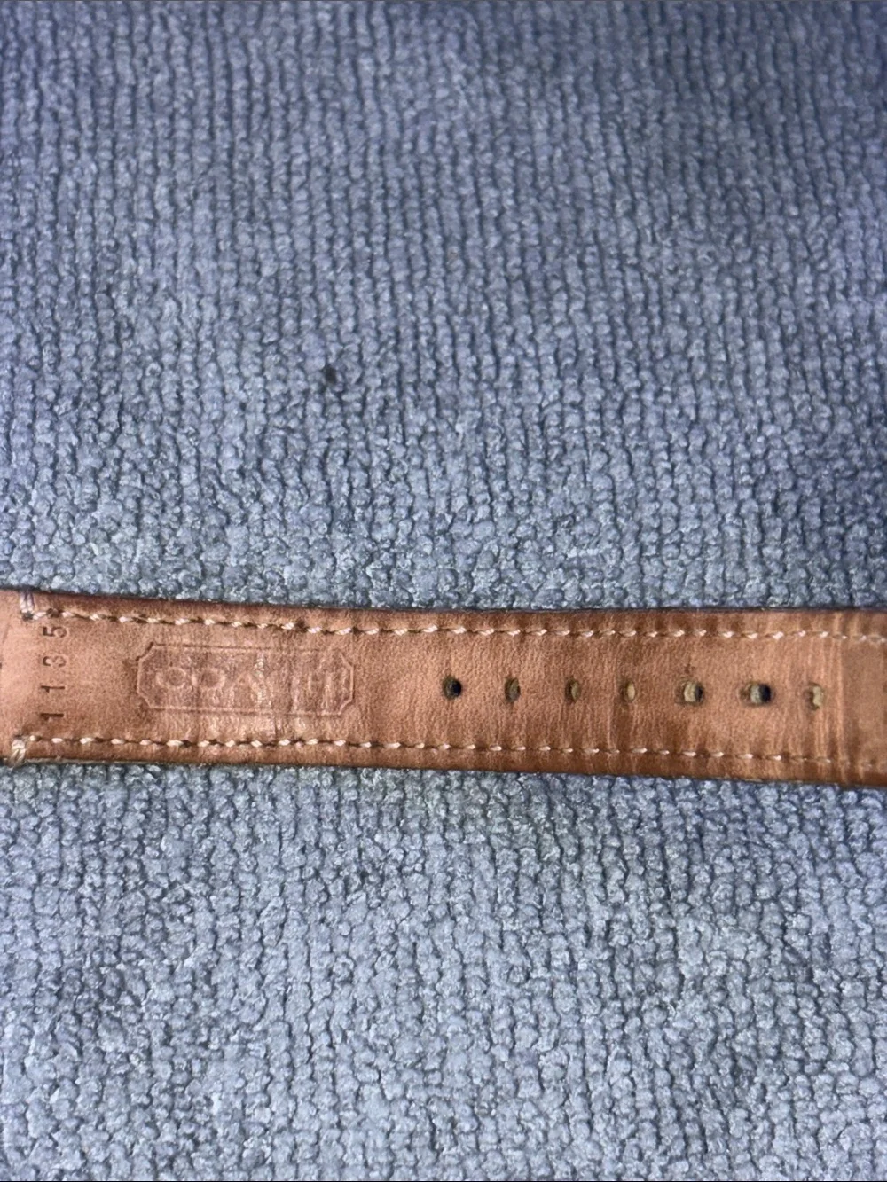 Coach Pink Dial Signature Logo Leather Strap Watch